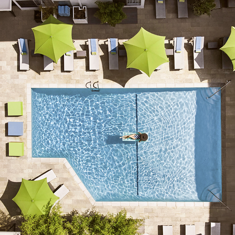 Villa Pool Overhead