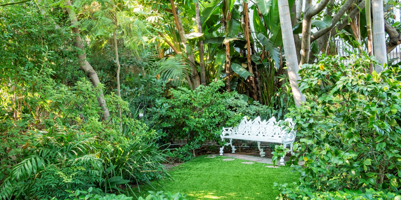 villa walkway at sunset marquis