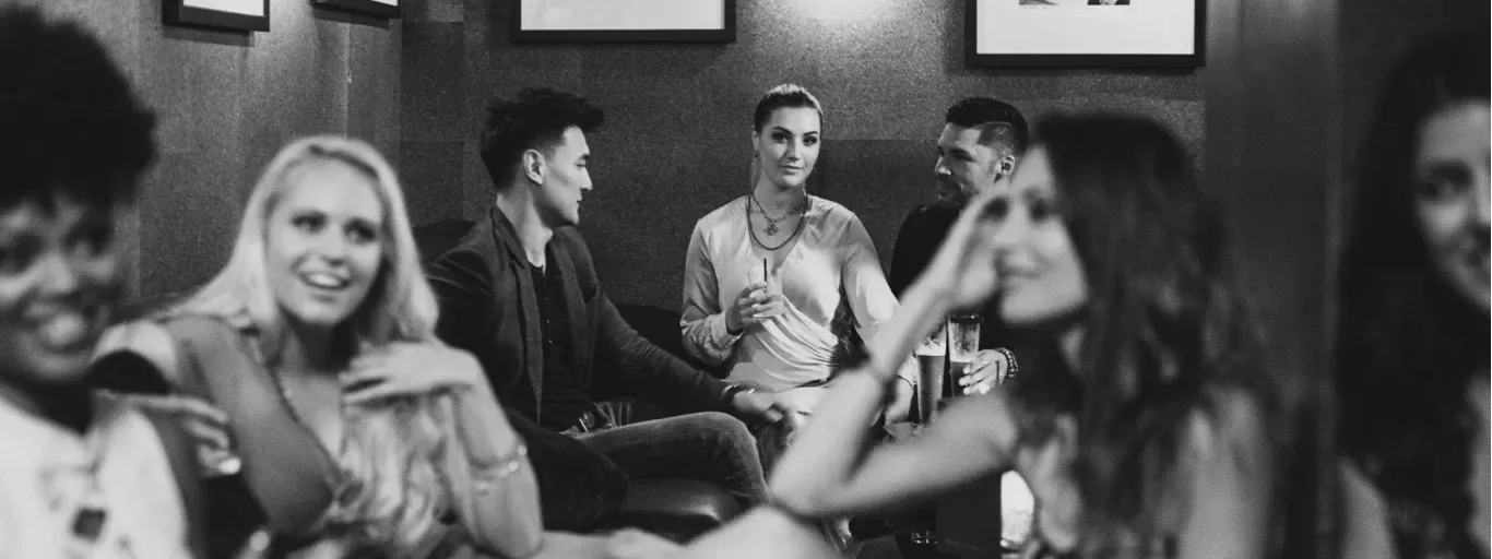 Group of people enjoying BAR1200