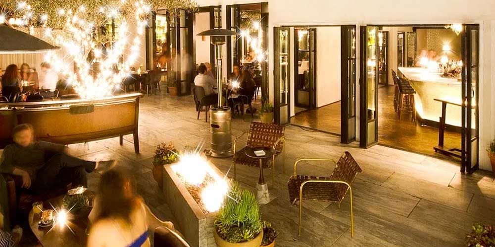 Ysabel West Hollywood - A somewhat surreal view of the Ysabel dining room in West Hollywood.